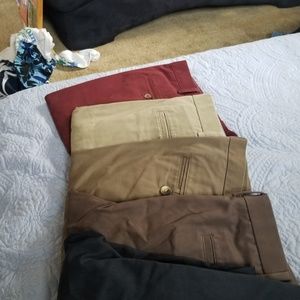 Jos a Bank slim fit khakis 32x30